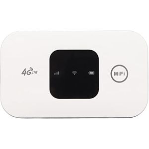 4G Mobiele Wifi, Ontgrendelde Goedkope Draagbare Hotspot, Sluit Tot 10 Apparaten aan, 2100 MAh Batterij, Simkaartrouter voor Thuiskantoorreizen (simkaart Niet inbegrepen)