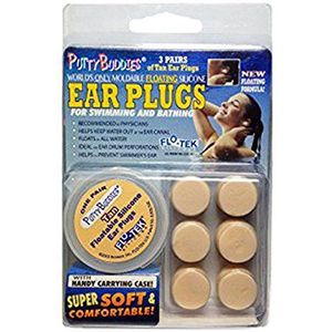 Putty Buddies (3 stuks (kleur kan variëren) (1 verpakking (3 paar), lichtbruin)