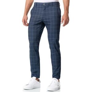 JEFF Heren JFTate Chino Pants | Chinobroek stretch Check 29/34