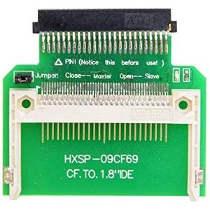 CY CF Compact Flash Merory-kaart naar 50-pins 1.8 Inch IDE harde schijf SSD-converteradapter