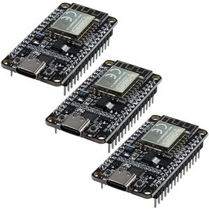 AZDelivery 3 x NodeMCU Amica module V2 ESP8266 ESP-12F WiFi met USB-C-aansluiting - Node MCU ESP 8266 WiFi Development Board met CP2102 compatibel met Arduino - incl. e-book
