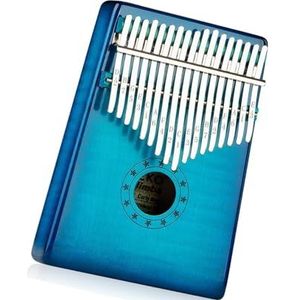 beginners kalimba Kalimba17 tijgerpatroon esdoornblauw eenvoudig en gemakkelijk te leren instapmuziekinstrument duimpiano