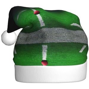 DEXNEL Kerstmutsen voor volwassenen, comfortabele kerstoutfit voor nieuwjaar feestelijke feestlevering American Football Stadium