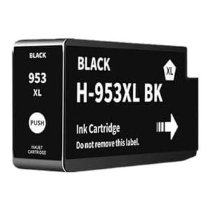 Vervangende inktcartridges 953XL for de Officejet Pro 7720, 7730, 7740, 8710, 8715, 8718 en 8720 printer(BK)