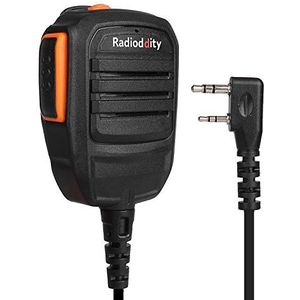 Radioddity RS22 luidspreker draagbare microfoon GD-77 DM-5R DMR radio transceiver, UV5RTP GT-3TP GT-5TP BF-F8HP UV-82HP UV8000E