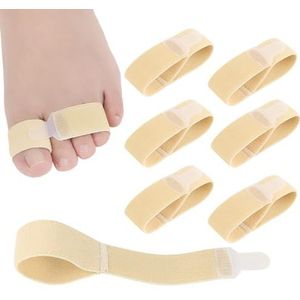 Herbruikbare elastische teen stijltang Tapes - 6 stuks hamerteen wraps