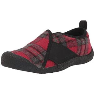 KEEN Dames Howser Wrap Casual Slipper Slippers, rood geruit zwart, 38 EU