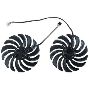 Grafische kaartventilator PLD10010B12HH DC12V 0.40A voor MSI voor GeForce voor RTX 2070 RTX2070S ARMOR 8G OC(White connector)