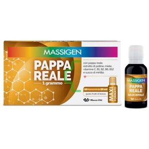 Massigen Echte maaltijd, 1 g, 10 flessen à 25 ml, smaak: bosvrucht.