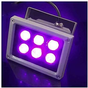 UV-uithardingslamp 30W LED UV Gel Curing Lamp Stralingshoek Ultraviolet Licht 395nm Cure Olie Drukmachine Glas Inkt Verf zeefdruk 3D Printer(405nm)