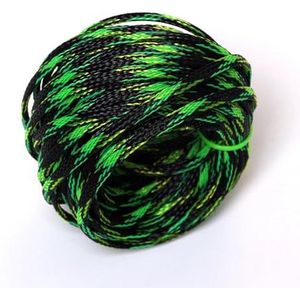 Kabelbeveiligingskabels weven， Kabelbinder 1M 5M 10M Uitbreidbare gevlochten kabelhuls Isolatiedraad Beschermend nylondraad Omhulsel 4-25mm(Black Green,8MM-10 METER)