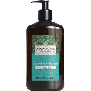Arganicare | Argan-serie | beschermende vochtinbrengende verzorging zonder uitspoelen | met biologische arganolie | krullend haar | herdefinieert krullen | versterkt het haar | geeft flexibiliteit en