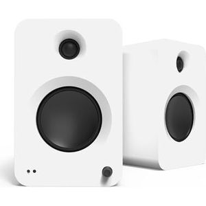 Kanto REN 200W Powered Speaker System with HDMI ARC Input for TV & Home Theater | USB-C and Bluetooth 5.3 | High/Low Pass Filter | Pair | Matte White