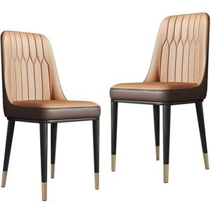 Maaltijd Stoelen Moderne eetkamerstoelen Set van 1 Luxe make-upstoel Slaapkamerkrukstoel met armleuningen, keukenstoelen for woonkamer, slaapkamer, thuiskantoor ruststoel(F)