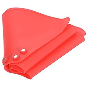 Gekke Verkoop Kapselomslag, lichtgewicht zachte siliconenomslag, voor salongebruik thuis(rood)