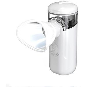 Fututech Mini-oogvernevelaar, oplaadbaar, oogmassager, elektrische oogwasmachine, draagbare verstuiver, oogspa, vermoeidheidsverlichting, vernevelaar voor het oog (wit)