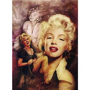 Puzzel 1000 stukjes, puzzel voor volwassenen, impossible puzzel, kleurrijk legspel, behendigheidsspel voor het hele gezin, puzzel voor volwassenen (Marilyn Monroe)