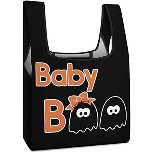 Baby Boo herbruikbare boodschappentassen opvouwbare boodschappentassen grote opvouwbare draagtas met lange handgrepen