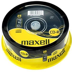 Maxell - CD-R 700MB - 25 Stuks - Optische Gegevensdrager