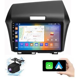 Android 13.0 2 Din Autoradio 10"" Touchscreen Auto Stereo Voor Honda Jade 2015-2020 Met Draadloze Carplay Android Auto GPS Navigatie AHD Omgekeerd Beeld Stuurwielbediening(P1(1G+16G))