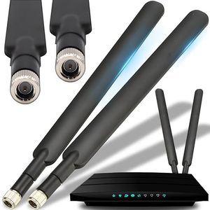 Retoo 4G LTE antenne, 8dBi netwerk ethernet versterker, 2 stuks externe antenne voor Huawei B593 B890 B315 B310 B880, signaalversterker, SMA stekker, WiFi, compatibel met ASUS, PCIE-netwerkkaart