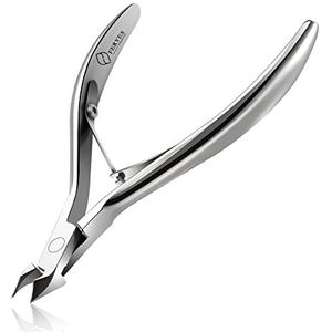 FERYES nagelriemtondeuse professionele manicure en pedicure nagelriemverwijderaar gereedschap, medische kwaliteit roestvrij staal, 5 mm kaak - 1 stuk (zilver)
