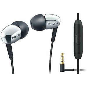 Philips SHE3905SL/00 in-ear hoofdtelefoon met microfoon (rijk geluid) zilver