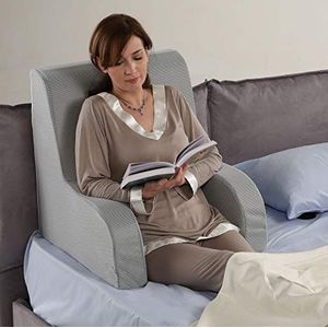 Comfortabele stoel Plus medisch apparaat, orthopedische rugleuning of sanitaire stoel met afneembare en wasbare stof, slaapstoel voor senioren of borstvoeding, grote rugleuning