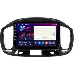Android 14 GPS Navigation Stereo voor Fiat Uno 2014-2020 9 Inch 2 Din Touchscreen Car Stereo Radio met CarPlay AHD Omgekeerd beeld Bedieningselementen op het stuur Bluetooth(S1 1G+32G)