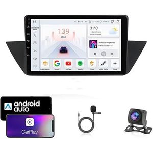 Android 13 Dubbel Din Auto Stereo Touchscreen Auto Stereo Voor BMW X1 E84 2009-2012 Met Bluetooth GPS Navigatie WiFi FM Radio USB/SWC/Plug en Play Ondersteuning Carplay&Android Auto(8 Core 4G+Wifi 2G+