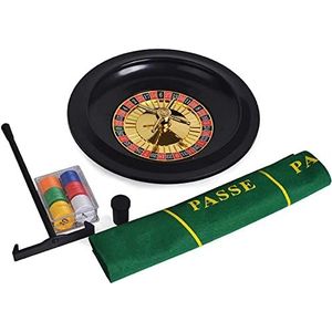 10 inch Roulette Game Roulette Set, Roulette Luxe Set Roulette Poker Chip Set Adult and Children Fun Recreatie Entertainment Table Game.
