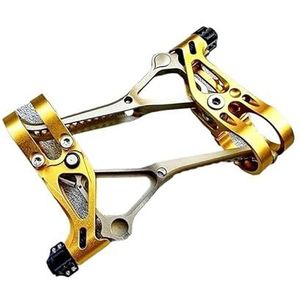 Remhendel V-Brake UltraLevers Fiets Ultralight 48g Remhendels 22.2mm Stuur for Brompton/MTB/vouwen/BMX (Color : Golden-Bronze)