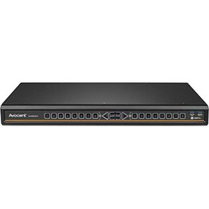 Vertiv Avocent SwitchView Matrix KVM, 8-poorts Matrix KVM, Enkele kop, Dual Head, DisplayPort, HDMI, DVI-D, TAA-compatibel, cursornavigatieschakeling (CNS), USB 3.0 (SVM180DPH-400)