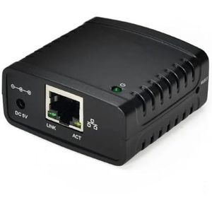 Juqoyue USB 2.0 LRP Print Server Deel Een Netwerk Ethernet LAN Printers AC Adapter HUB USB Print Server 100 Mbps EU Plug
