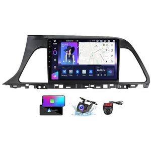 Android 13 Dubbel DIN autoradio voor Hyundai Sonata 7 2014-2017-GPS Navi | Gratis achteruitrijcamera| 9 inch Scherm met Carplay Android Auto/FM RDS DAB/Bluetooth/SWC/DSP Stereo(NF-4)
