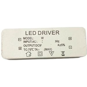 Led driver voeding, plafondverlichting ballast, platte licht driver gelijkrichter (kleur: 30-50 W DC female)