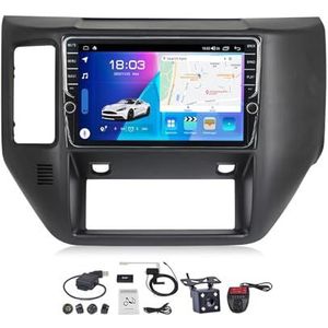 Android 11 2 DIN Autoradio Stereo 9 inch Screen voor Nissan Patrol V 5 Y61 2004-2021 Carplay Android Auto GPS-navigatie Bluetooth 5.0 RDS FM DAB+ Radio Stuurbediening Voice Control (Color : A, Size