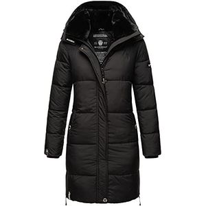 MARIKOO B892 Warme winterjas voor dames, parka, lange gewatteerde mantel