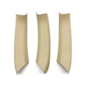 Deurgrepen binne Voor BMW X3 X4 F25 F26 2010 2011 2012 2013 2014 2015 2016 2017 Auto-interieurbekleding Zwart/Koolstofvezel/Beige Deurgreep binnen(Beige-3pcs)