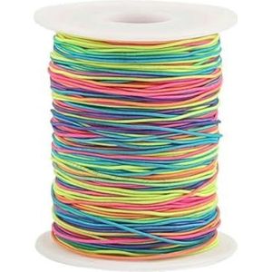 Kleurrijke sterke elastische kristallijn rekbare elastische string elastische band voor kralen draad, armband naaien accessoires-1.2MM-100M