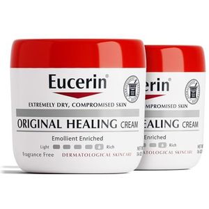 Eucerin, Original Healing, crème voor zeer droge, gevoelige huid, geurvrij (verpakking van 2)