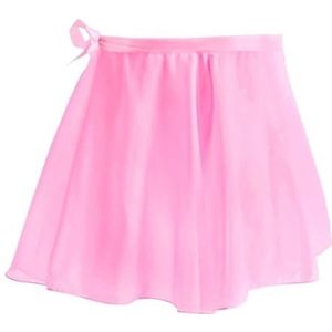 UBOHUZ Dames Ballet Rokken Lace-up Chiffon Dans Volwassenen Rok voor Oefening voor Vrouwen, roze, L