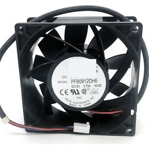 9CM PFB0912DHE 9238 12V 3.72A Koelventilator(4WIRE)