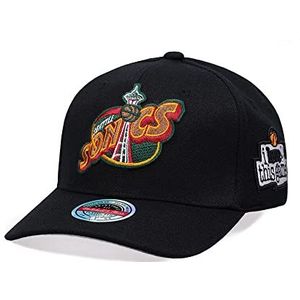 Mitchell & Ness NBA/HWC - I Love This Game - Classic Red Snapback Cap, Seattle Supersonics, zwart, Eén maat