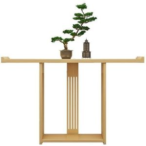 Entreetafel, Haltafel, moderne haltafel, striptafel tegen de muur, haldecoratie Consoletafel(Yellow,80cm)