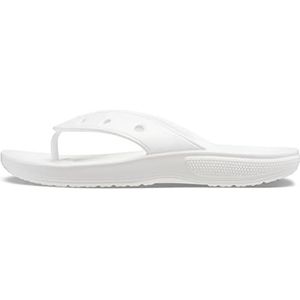Crocs Classic Crocs Flip, Slipper uniseks-volwassen, White, 42/43 EU