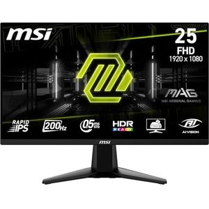 MSI MAG 255F E20 PC-monitor 62,2 cm [24.5] 1920 x 1080 pixels Full HD LCD zwart (MSI 24.5 IPS Monitor MAG 255F E20)