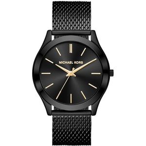 Michael Kors Slim Runway Black IP -horloge