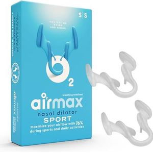 Airmax - Sport Neusspreider - Transparant - 2x Maat Small - Inclusief Gratis Storage Box