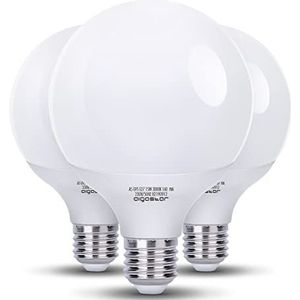 Aigostar E27 LED Lamp G95, 15W in plaats van 99W gloeilamp, LED Bulb warm wit 3000K, 1500lm, stralingshoek 180°, AC 230V Geschikt Voor Zoals Kroonluchters, Wandlamp, Bureaulamp, 3 stuks